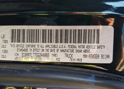 2016 Ram 1500 Big Horn из США, поврежденный, VIN 3C6RR7LT7GG240882